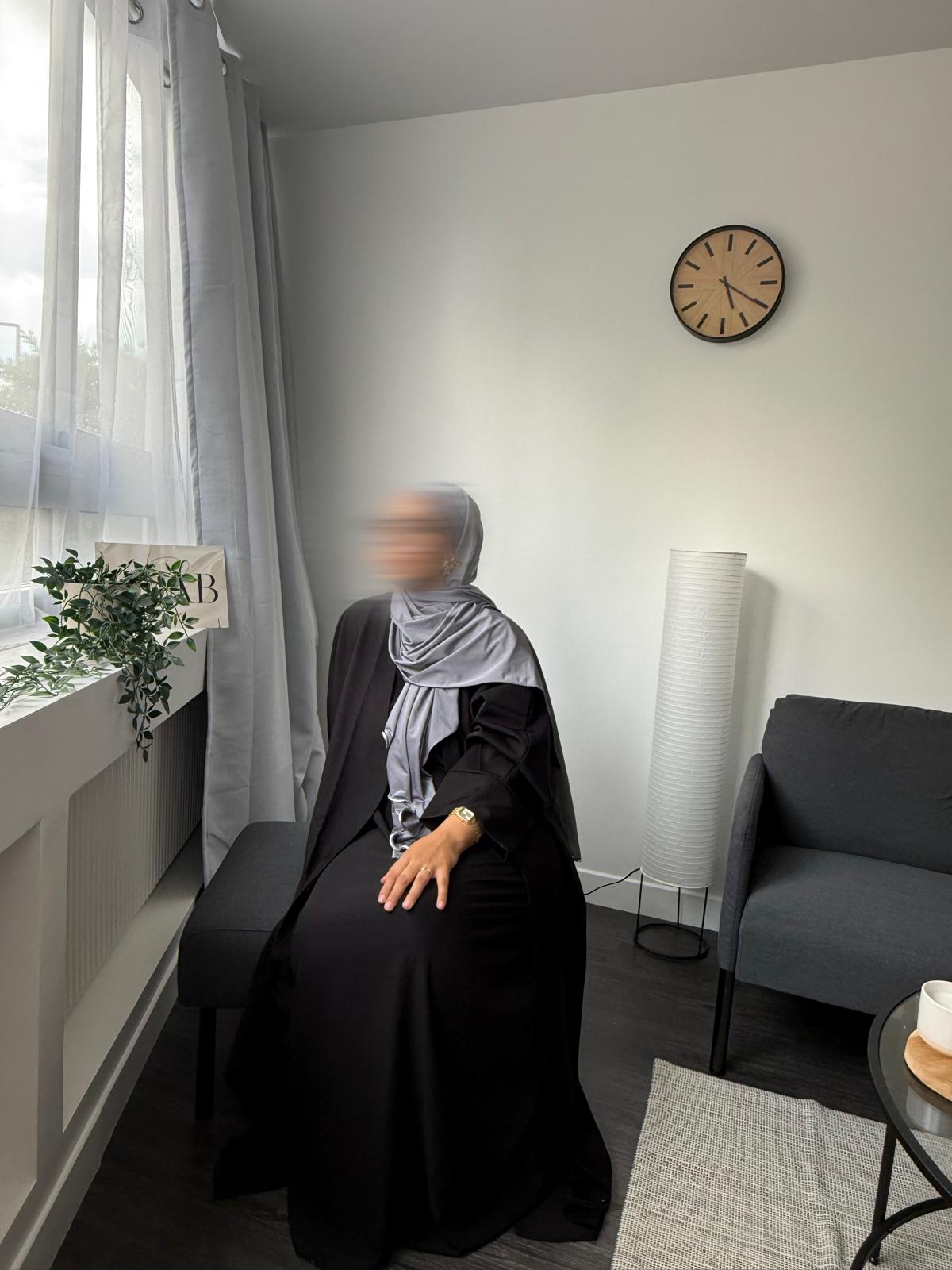 VOILE JERSEY PREMIUM FRISÉ NESRINE - GRIS