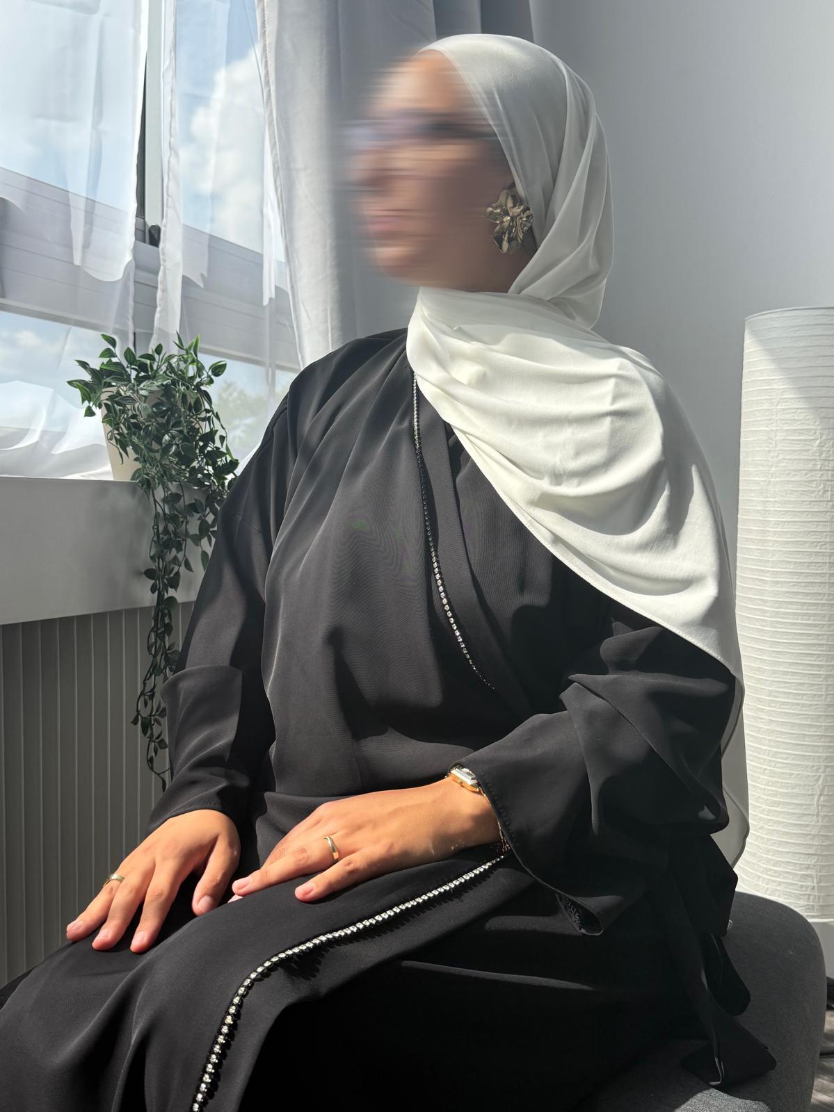 ROBE STRASS PORTEFEUILLE - NOIR