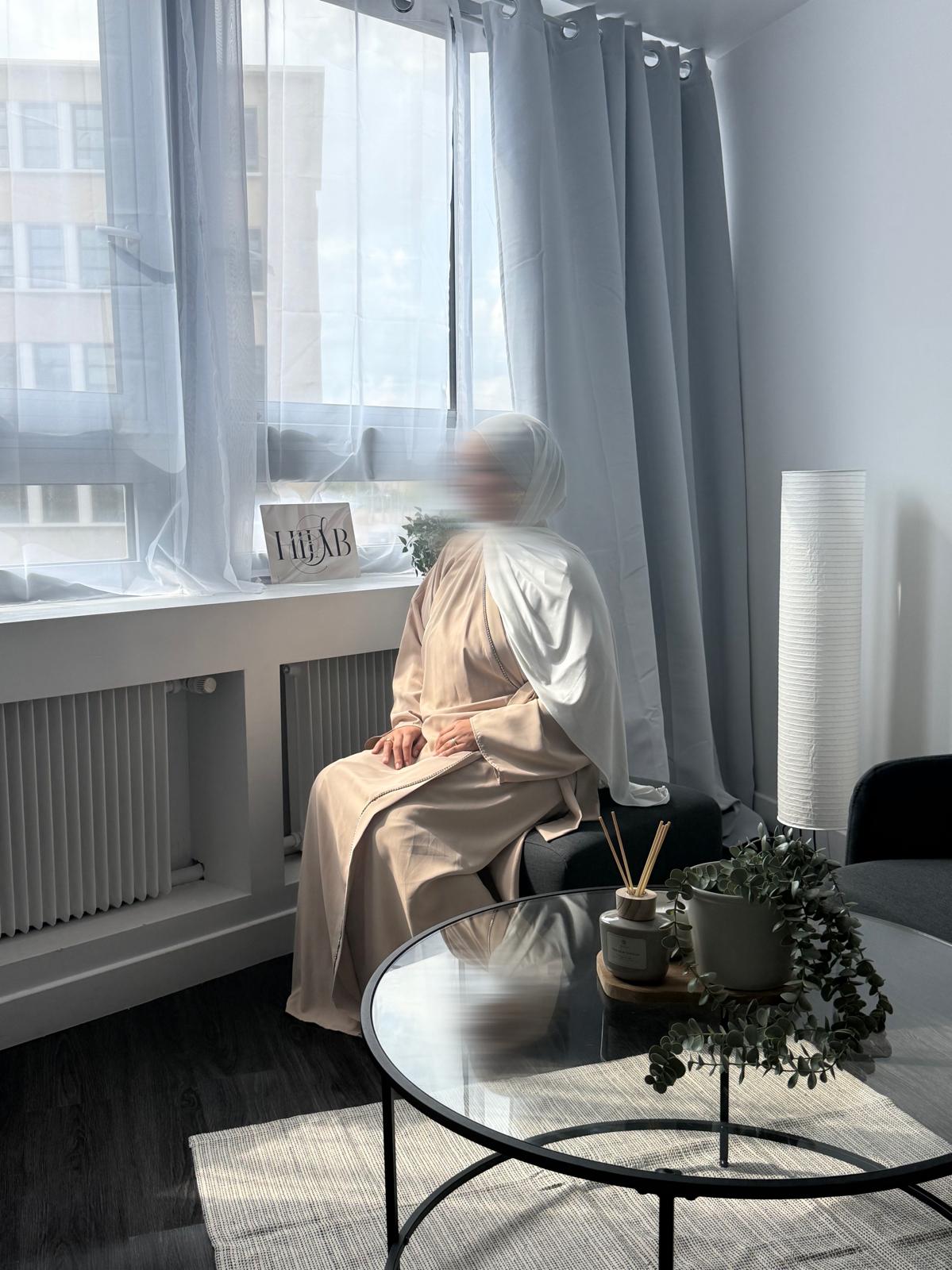 ROBE STRASS PORTEFEUILLE - BEIGE