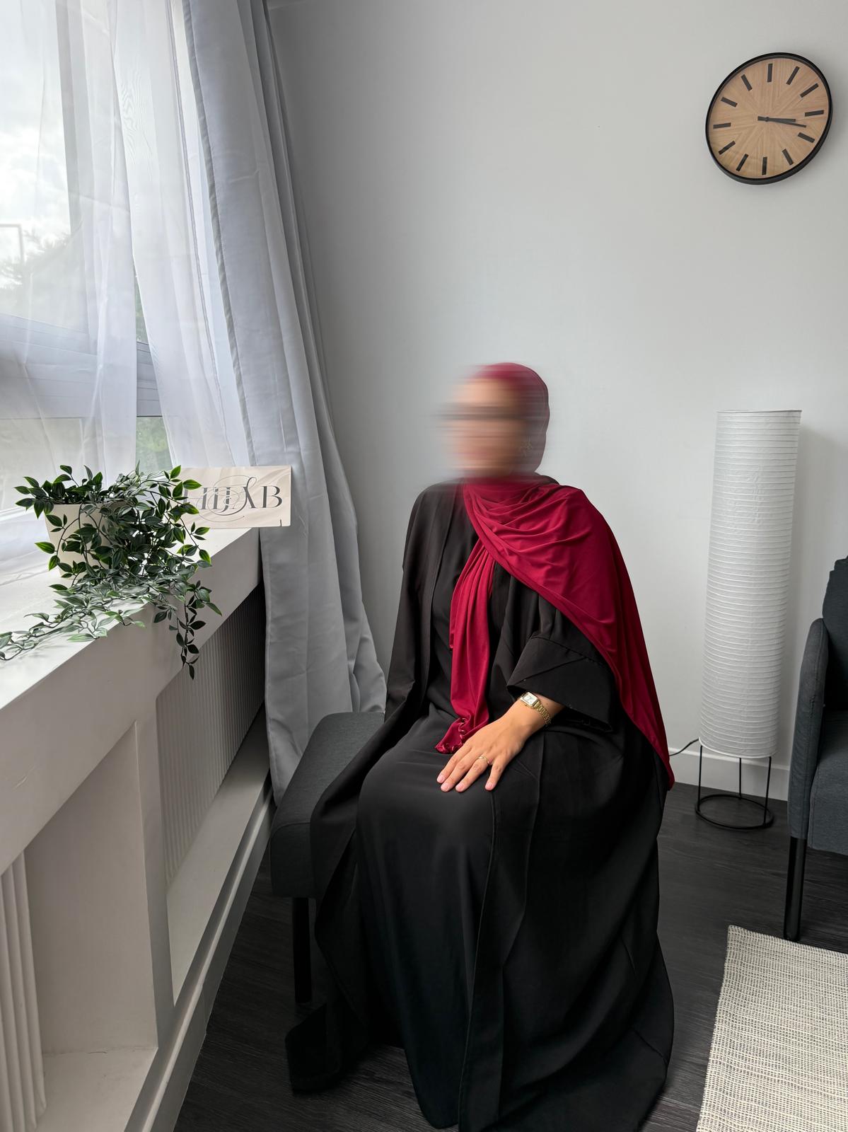 VOILE JERSEY PREMIUM FRISÉ SHERIN - ROUGE