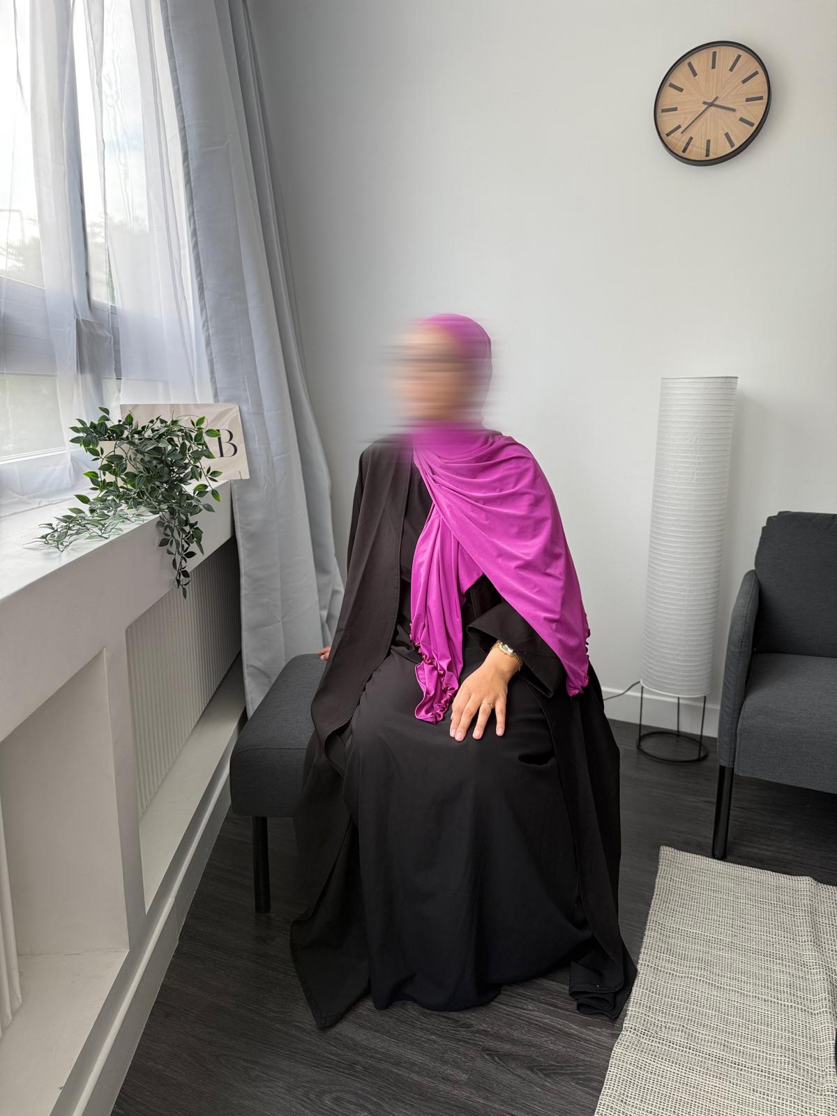 VOILE JERSEY PREMIUM FRISÉ AMÉLIA - FUSHIA