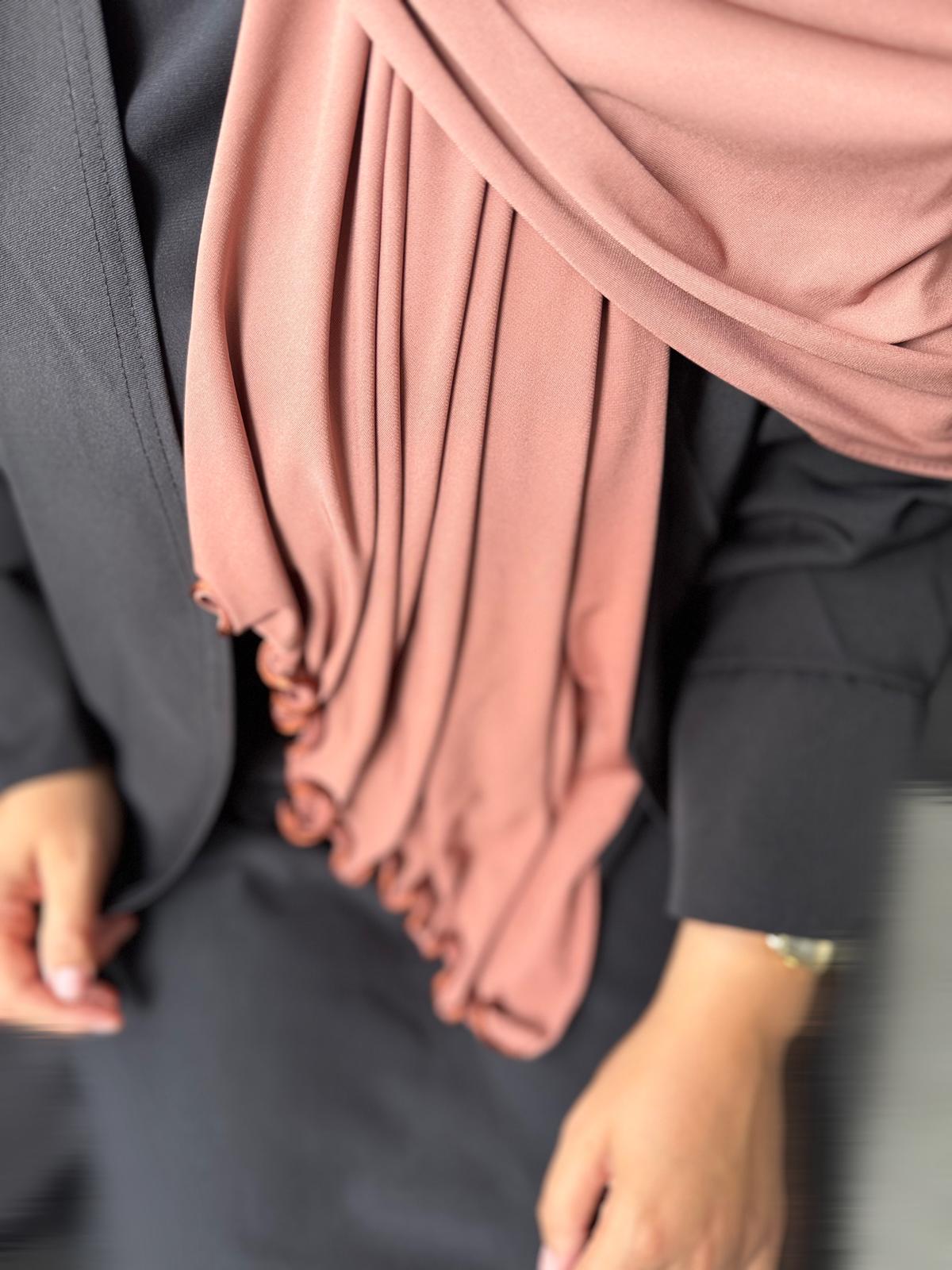 VOILE JERSEY PREMIUM FRISÉ MARRON - BETYSAM