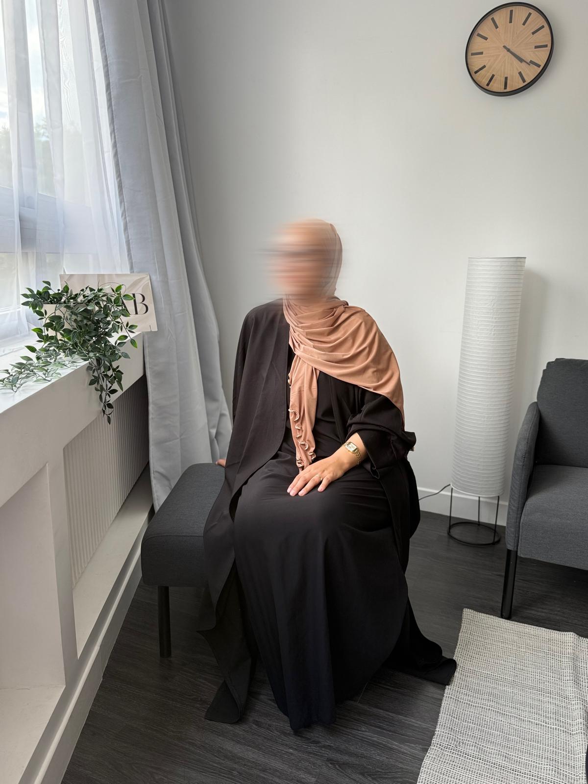 VOILE JERSEY PREMIUM FRISÉ SADIA - MARRON