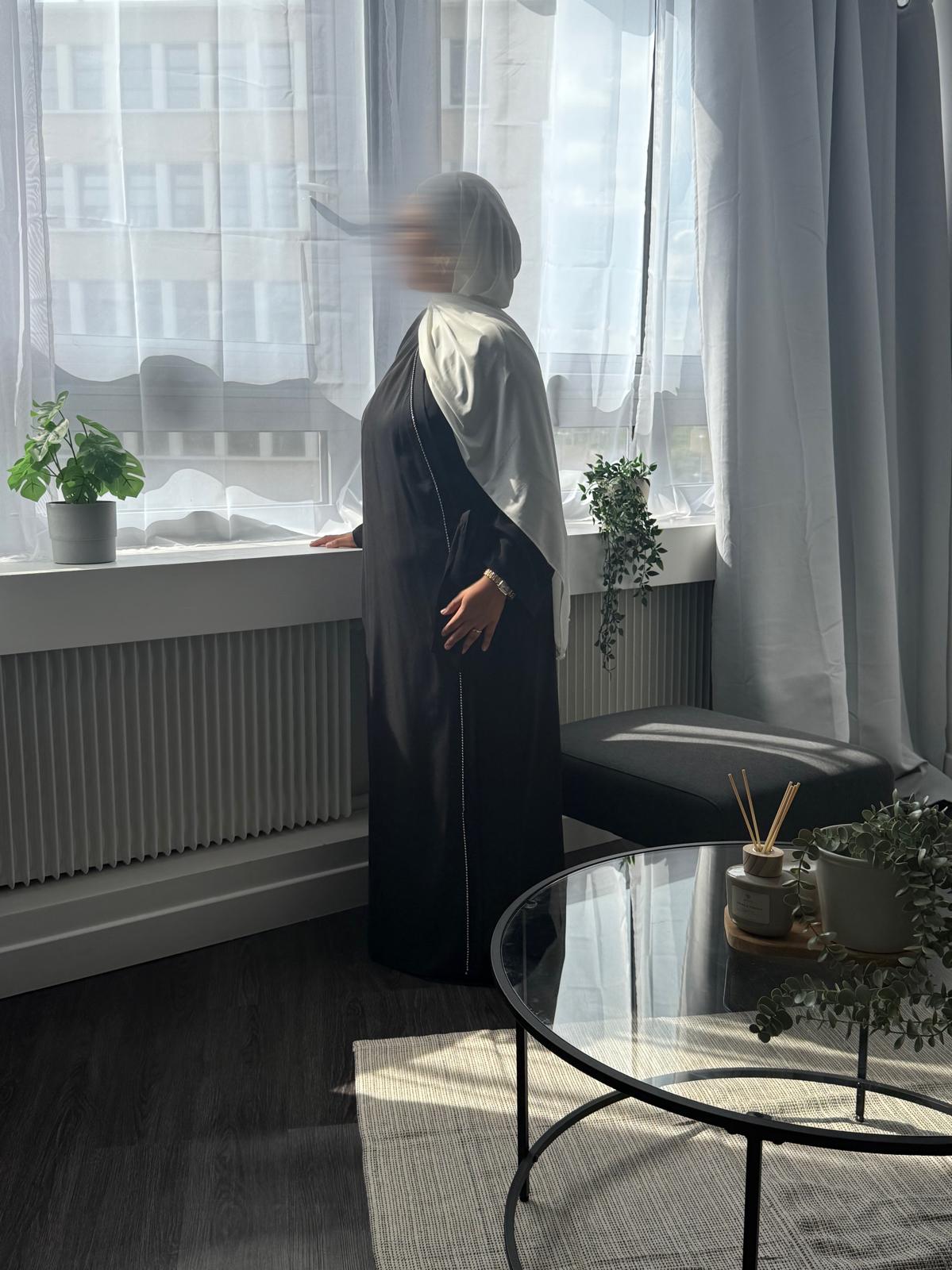 ROBE STRASS PORTEFEUILLE - NOIR