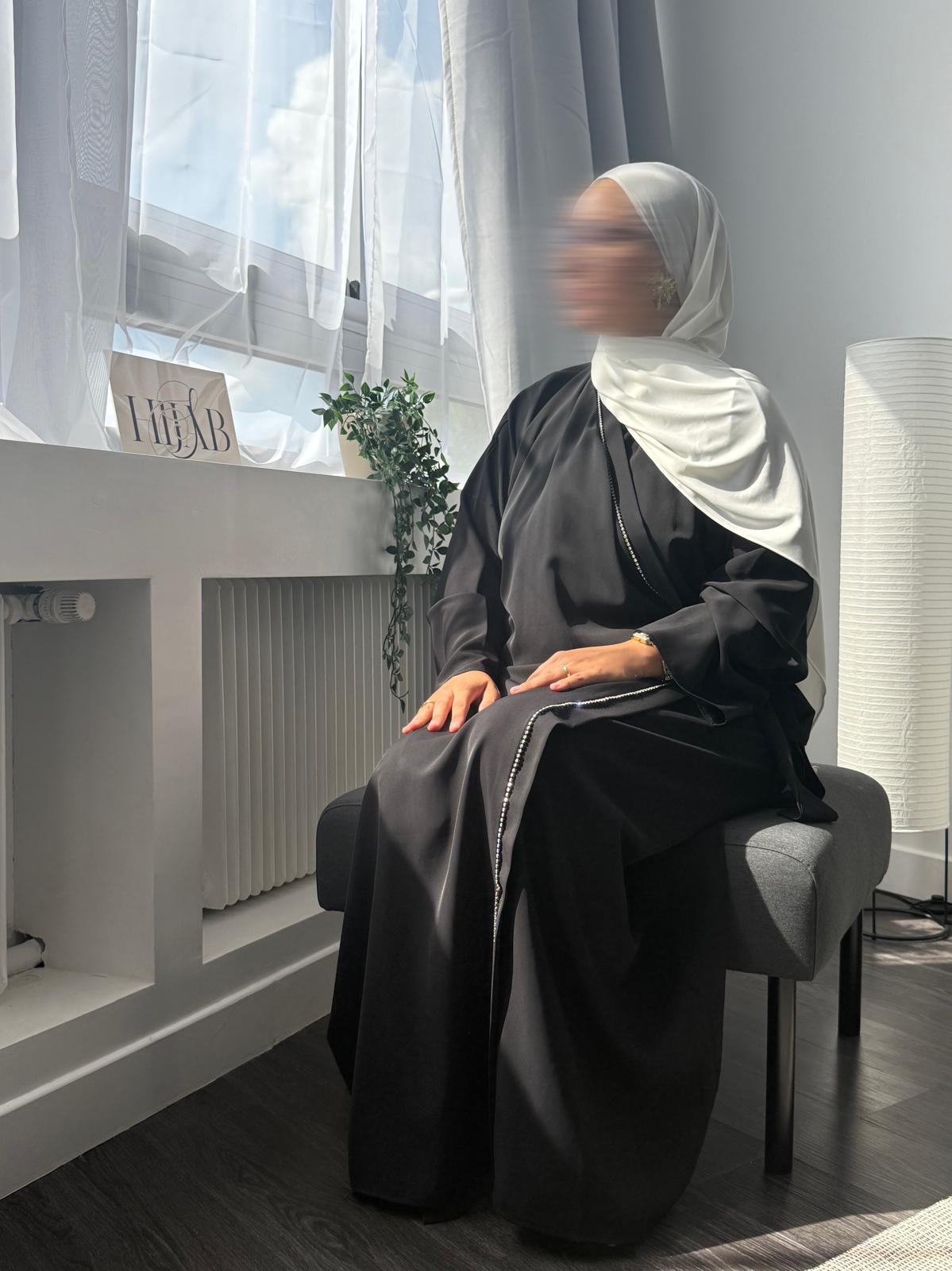 ROBE STRASS PORTEFEUILLE - NOIR