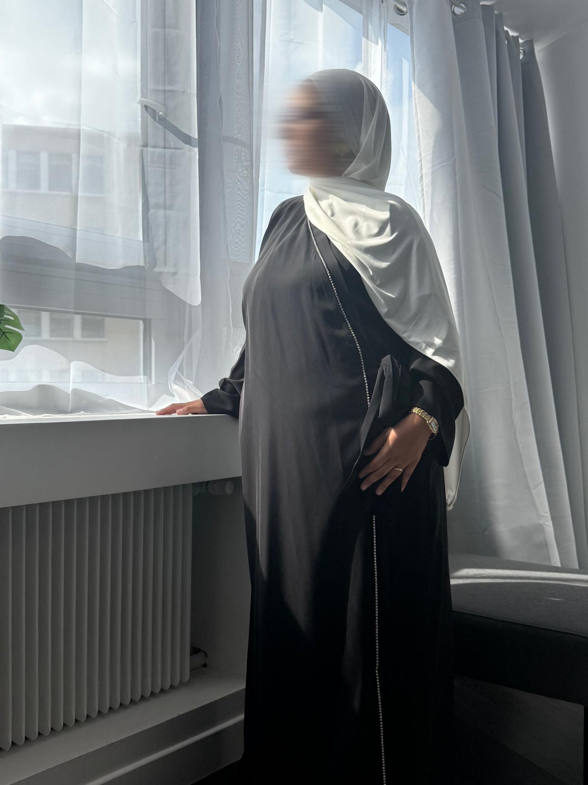 ROBE STRASS PORTEFEUILLE - NOIR