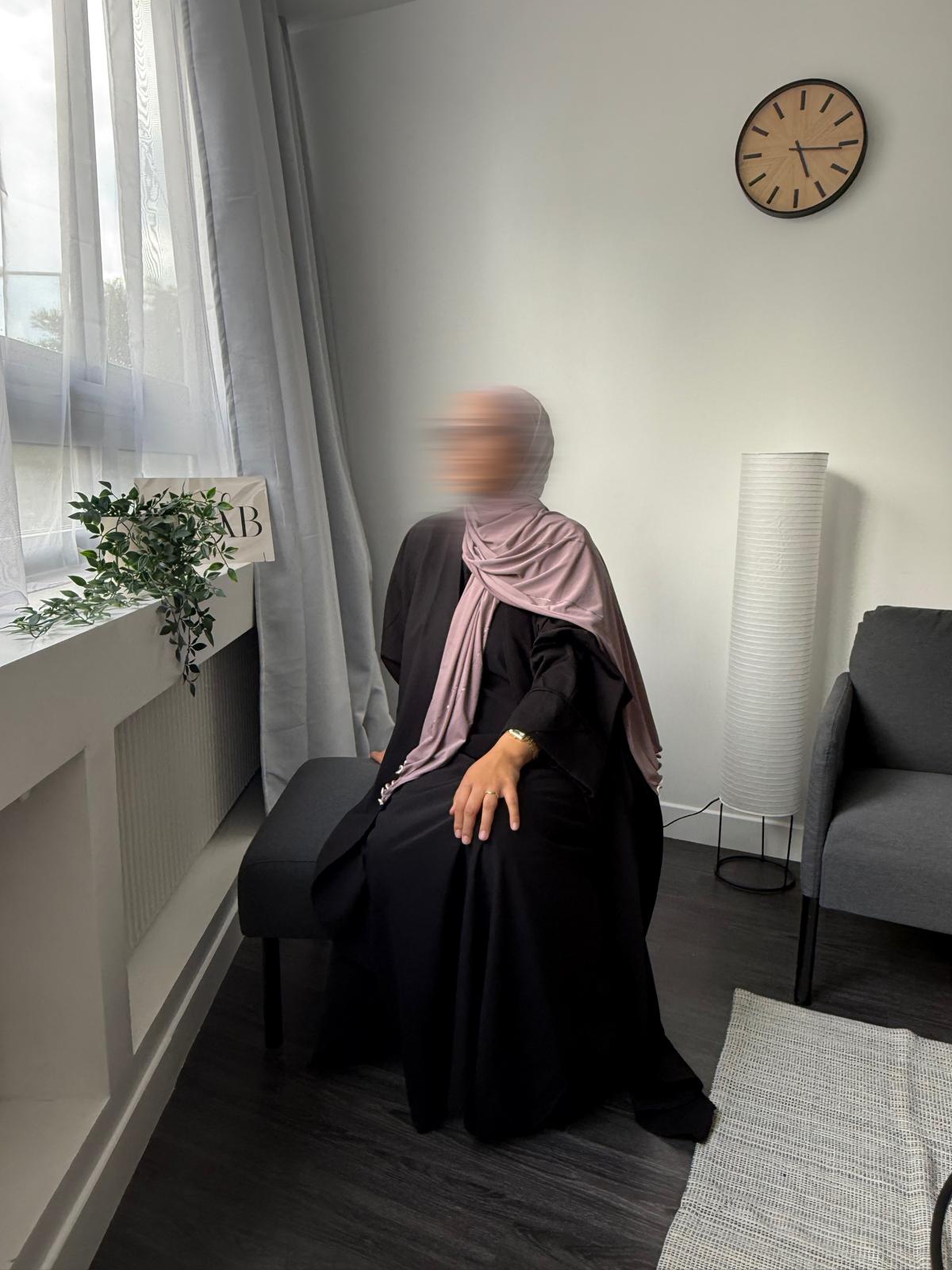 VOILE JERSEY PREMIUM FRISÉ LEYLA - VIOLET